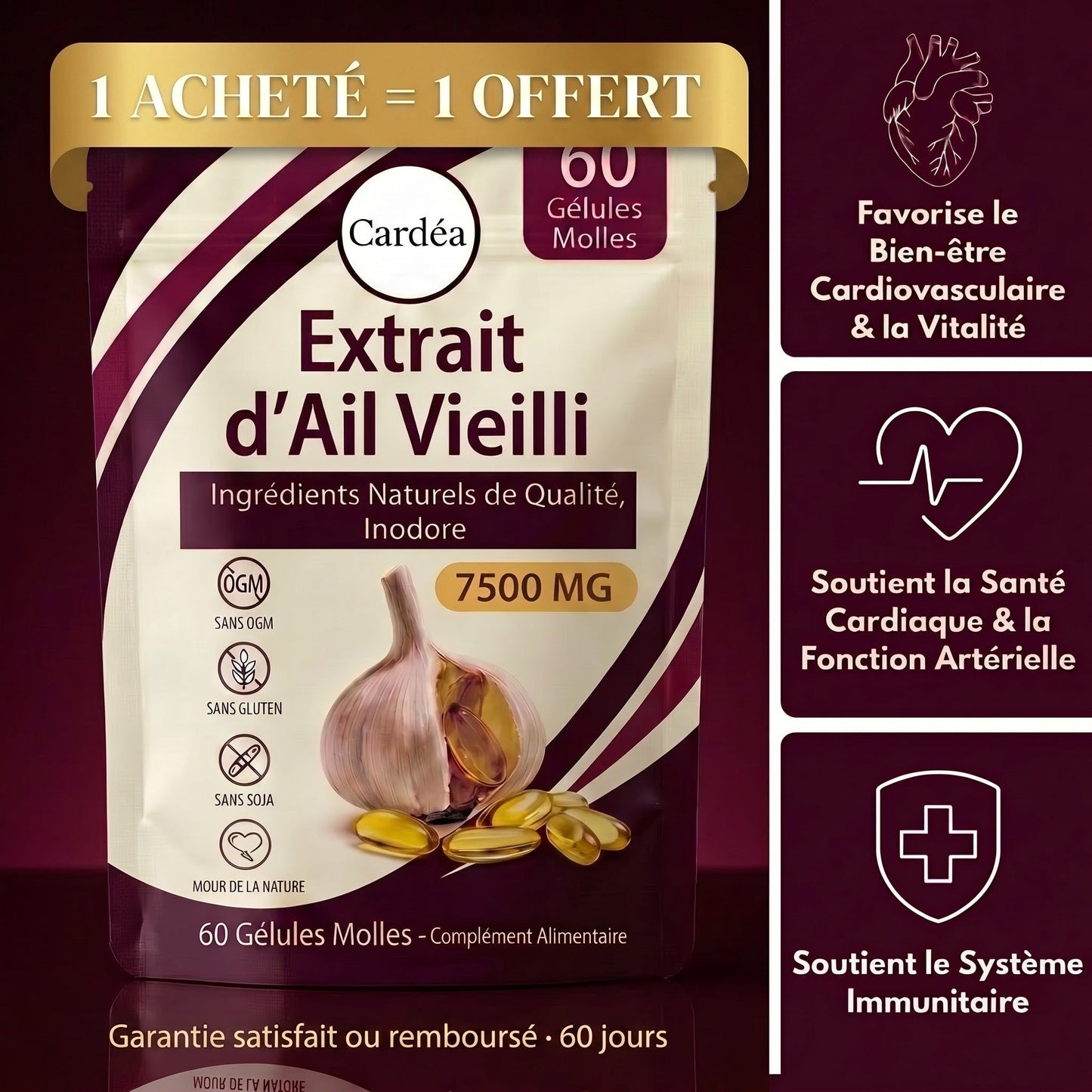 Cardéa — Extrait d'Ail Vieilli — Visuel 1