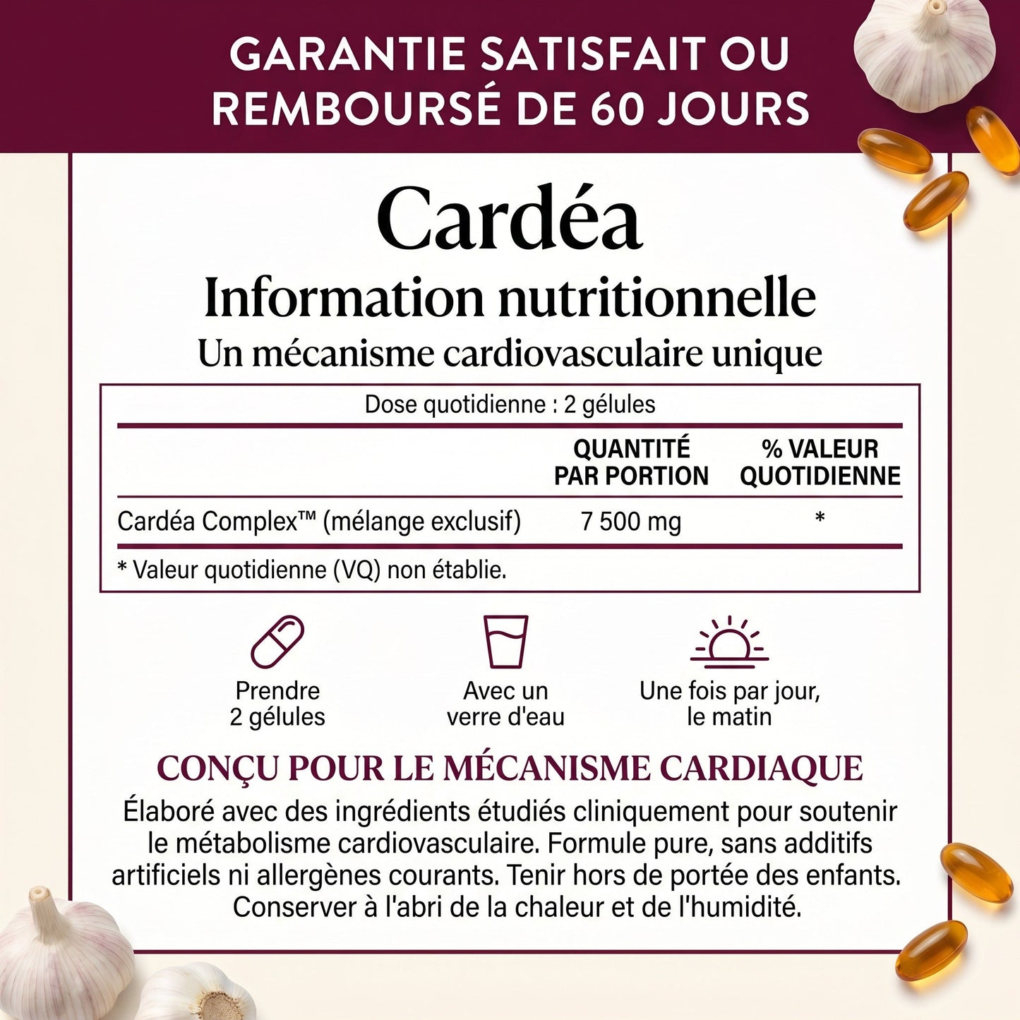 Cardéa — Extrait d'Ail Vieilli — Visuel 3