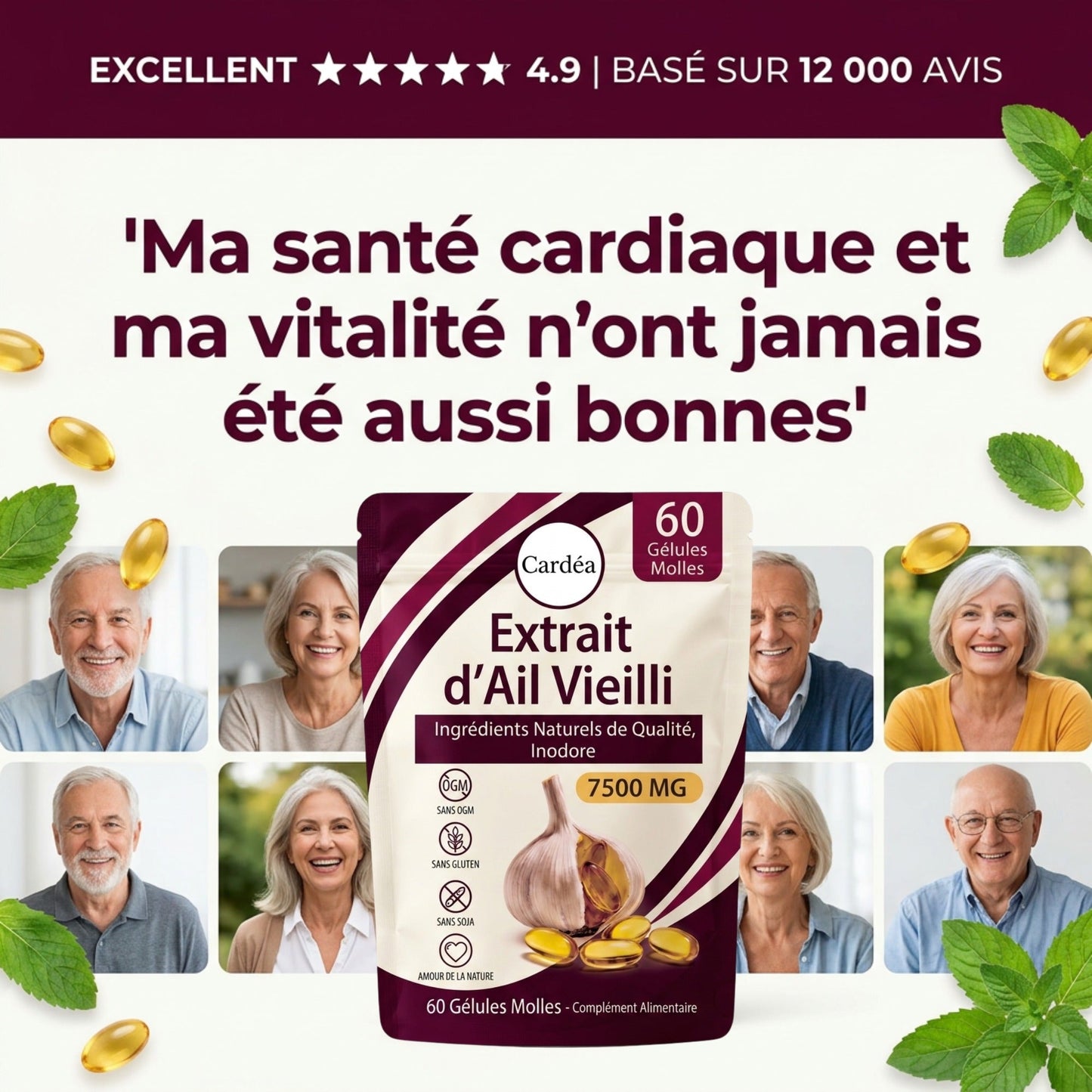 Cardéa — Note 4,9/5 sur 12 047 avis vérifiés