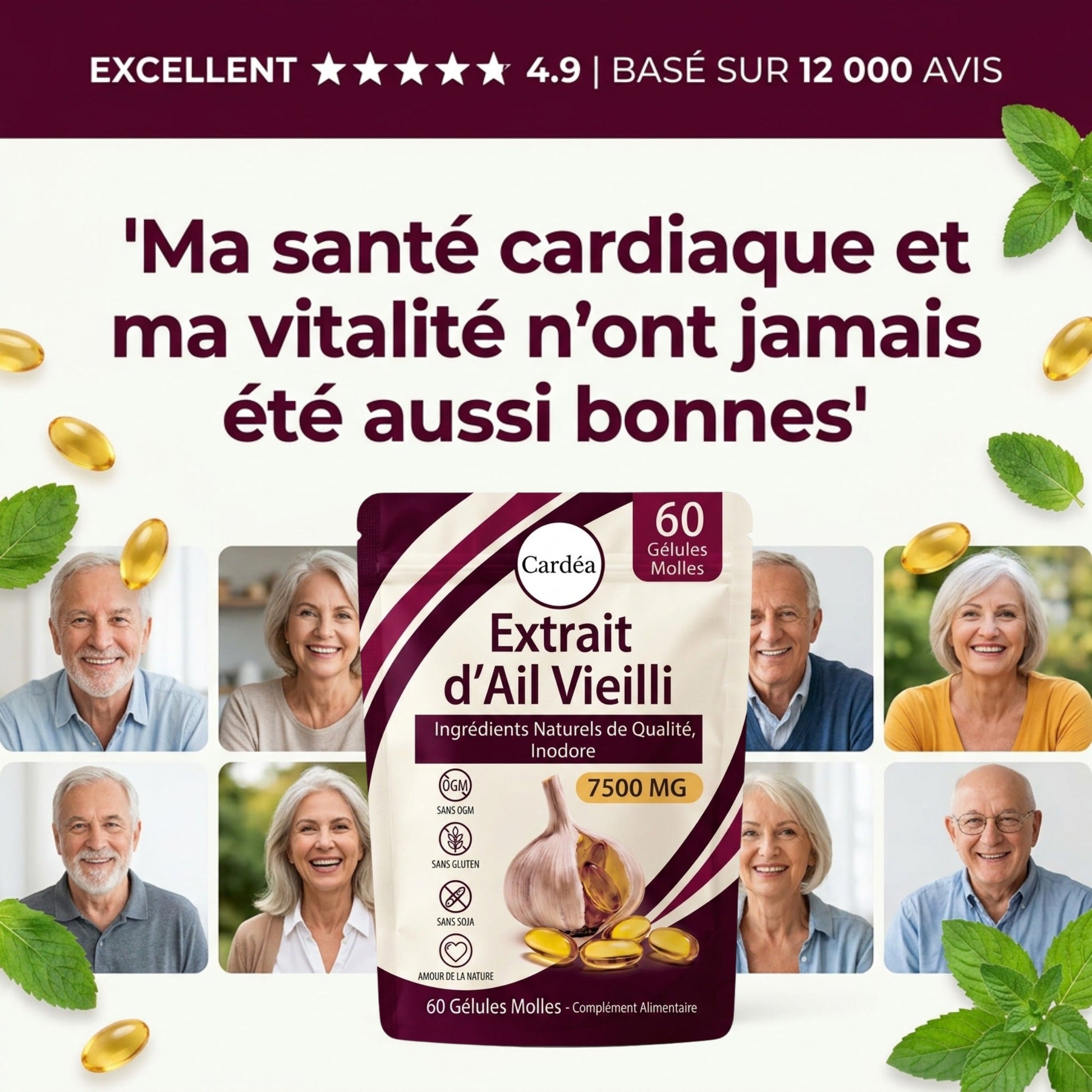 Cardéa — Note 4,9/5 sur 12 047 avis vérifiés